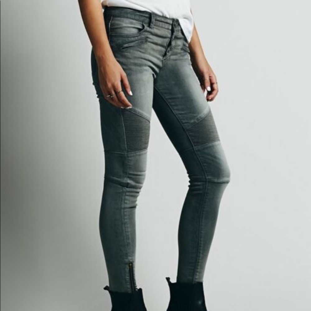 Free people moto jeans
